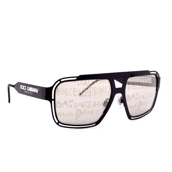 Dolce & Gabbana Other - NEW DOLCE&GABBANA DG2270 MATTE BLACK GOLD GRAFFITI AUTHENTIC SUNGLASSES 57-17